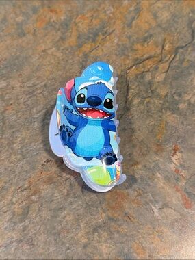 Stitch Cartoon Hair Clip - Blue Character Design EUC